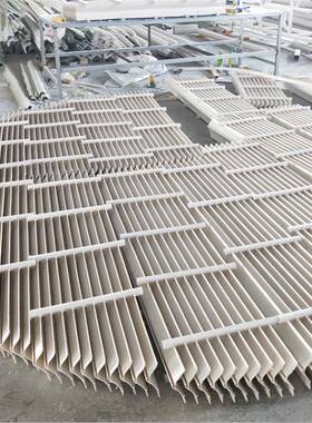 玻钢除雾水器雾折璃流板式除沫器UXK平板式脱S型硫塔旋流板耐高温