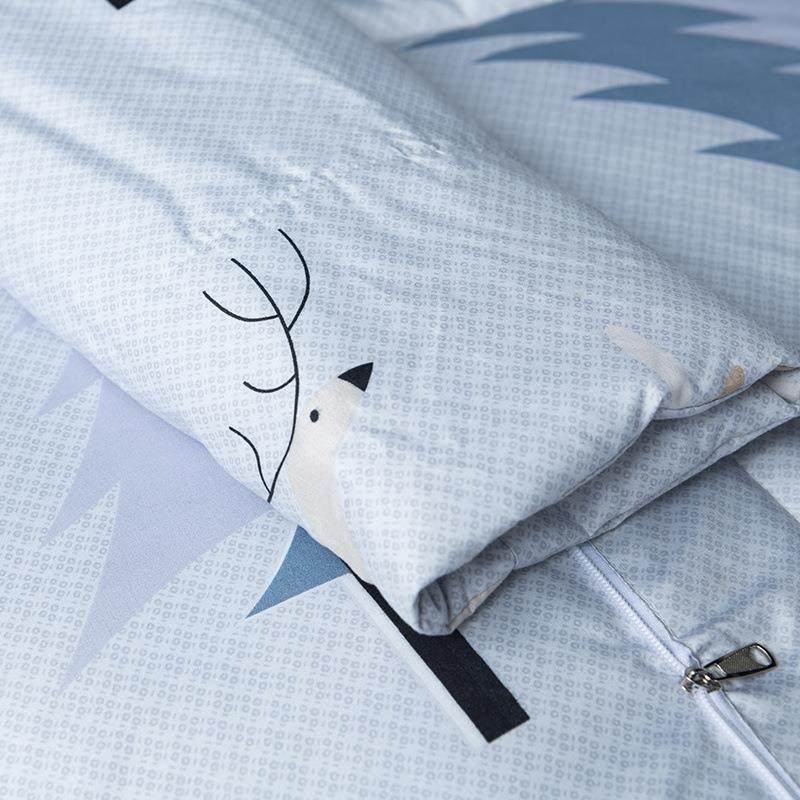 加袖厚懒人侧被子冬被多功能儿童踢防被抱AVQ枕被可穿可拆玩手机