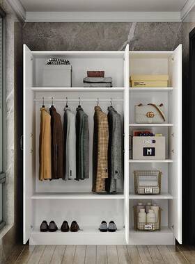 0J实木阳台储物组柜大容量纳衣柜合柜防晒防潮收柜来QKA支持定制