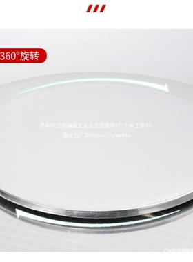 304加厚不锈折钢圆34976叠简易桌饭店大排档宵夜摆酒席餐桌堂带转