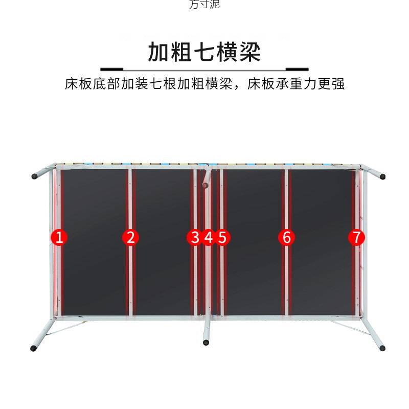 折叠床单人午休办公室午睡简易便携家用陪护租房双人简易床隐形床