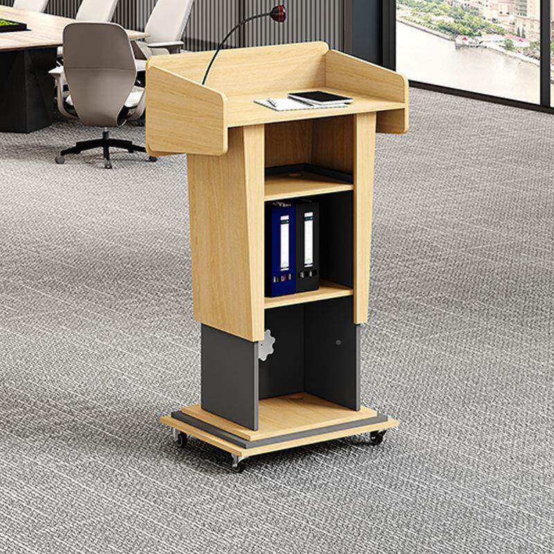 多功能台升降台演讲台会议室播PMI演厅发言台讲台主持讲桌迎宾接