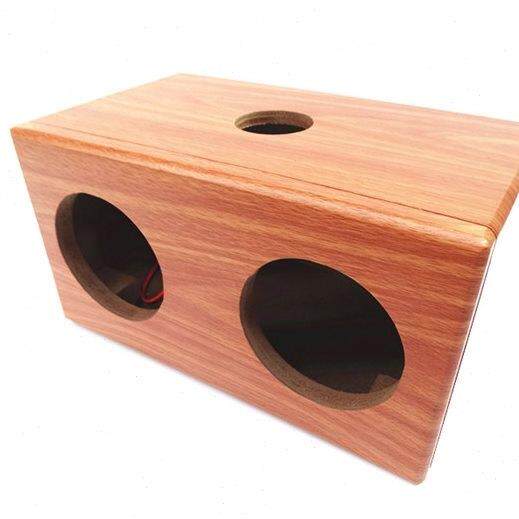 4寸5寸6.5寸双喇叭孔低音炮音箱空箱木箱喇叭外壳汽车改装音响