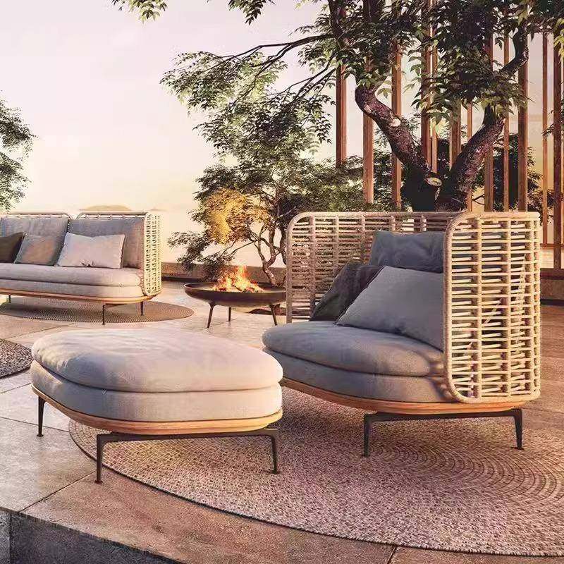 端户外外柚木沙发阳茶几光高房别260墅室休闲实木沙发椅庭院绳编,住宅家具,户外沙发,淘宝优惠券,粉丝福利购,淘宝优惠卷