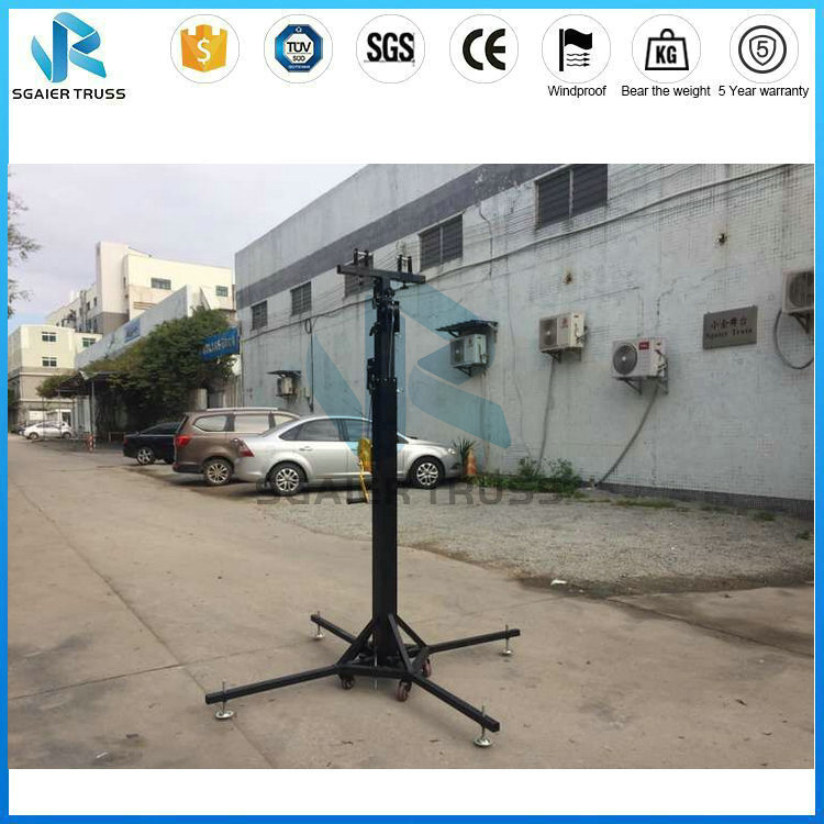 简易轻型手摇灯光支架,6m直立锁扣灯光架 手摇帕灯灯光架,广州