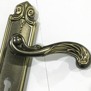 门锁简约卧室门锁卫生间家用实木房门锁 门锁室内现代套装 欧式 风格