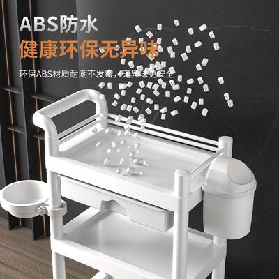 新款具小推车移动手推推器车置物架仪家JRy4Qi5R用工车可旋转超包