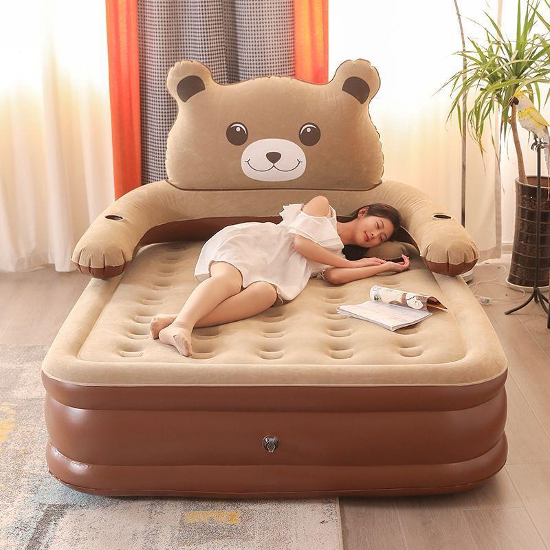 厂家直充销可气床加高加厚家用人双折叠户人外FNK打地铺单野外可