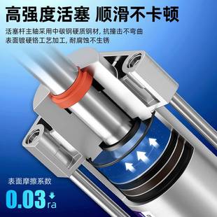 全3耐0不4锈钢气缸S32 C50 100高温耐腐蚀大916推力