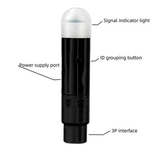 .24g无线接dmx5m12收发器dx021发射器无线信号收器dmx512控制