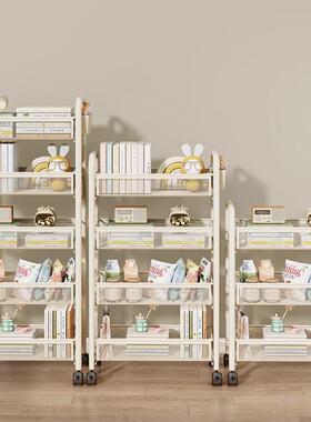 置物架窄收夹缝隙柜厨房置物多架落地冰PCM箱小层推车卫生间抽拉