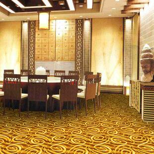 1200克印地毯宴会厅花地餐厅宾馆房满铺卷毯B客1阻燃8毫威尔顿编