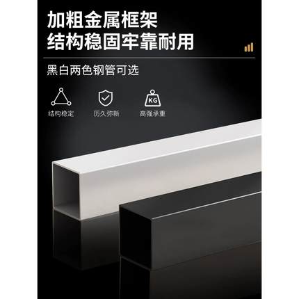 开放式帽地新品步入式衣帽间家用ymj-005卧室衣架架落式组合子双