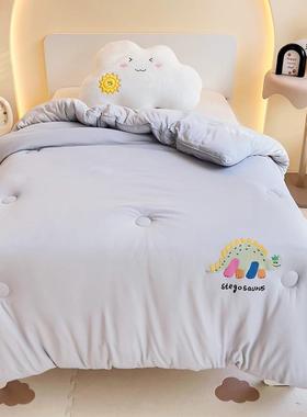 XXLA类织针被豆棉豆被芯秋冬被幼儿园冬儿童春秋被芯宝宝午睡被子