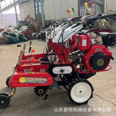 柴油开土沟培土机手扶式小土型烤烟种植培土机甘蔗豆GEH开沟培机