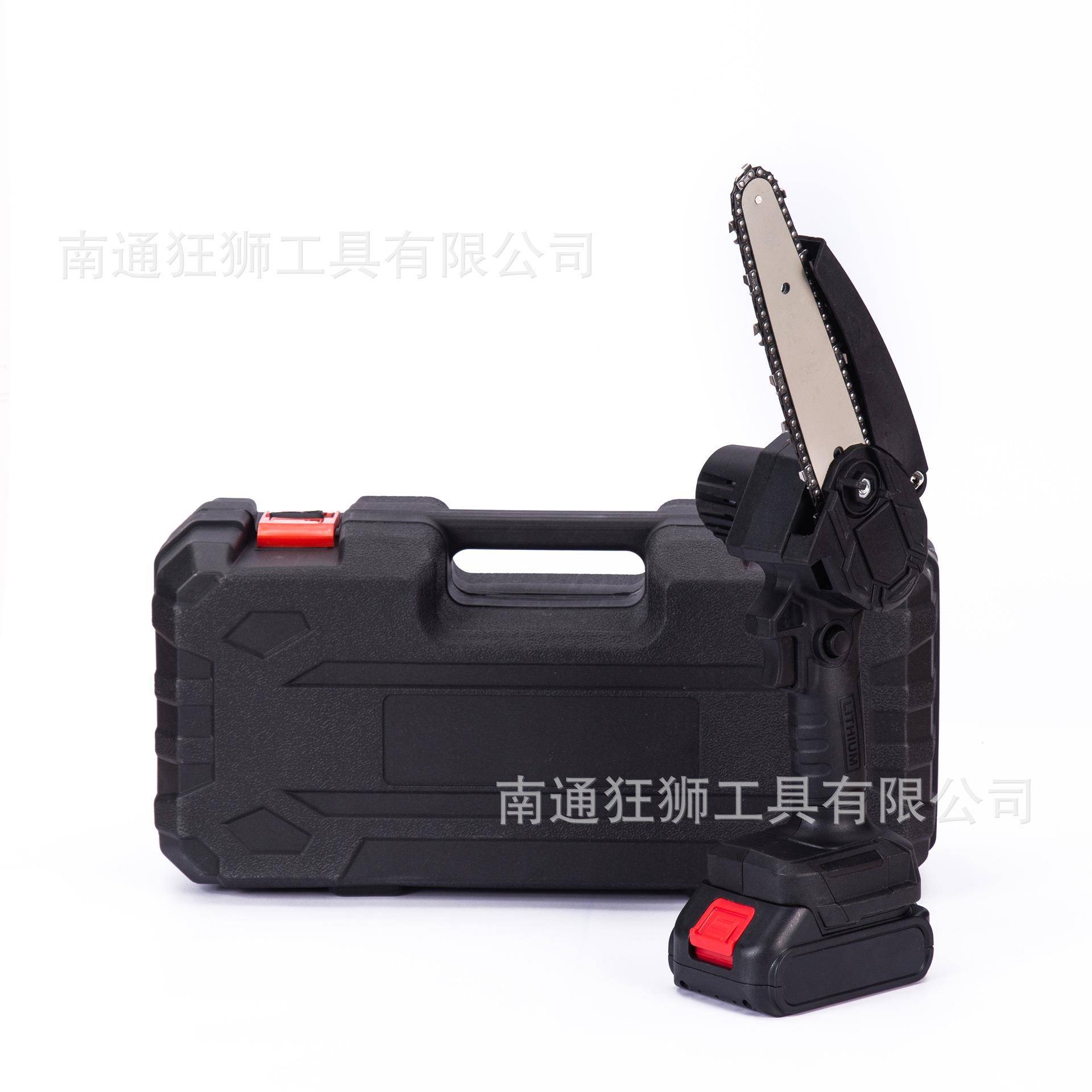 爆款工15034直大功率锂电电电锯厂手持供伐木锯锂电链锯