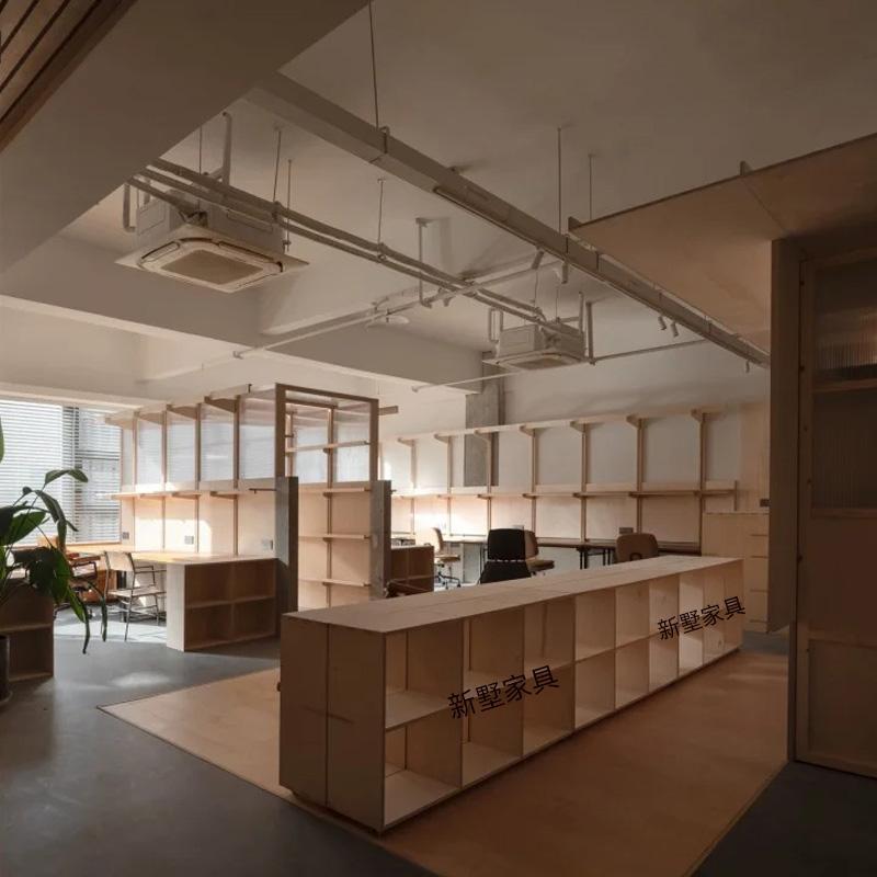 服装店中岛格子陈列展示桌
