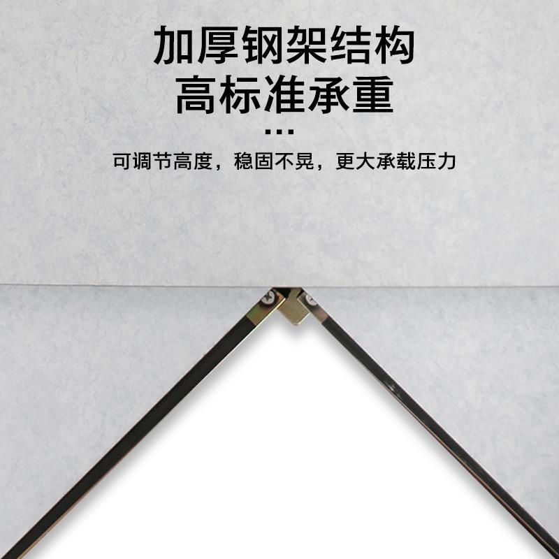 国标玫瑰669灰瓷静电地板高架地砖陶室pvc防机房监控活动网络地板