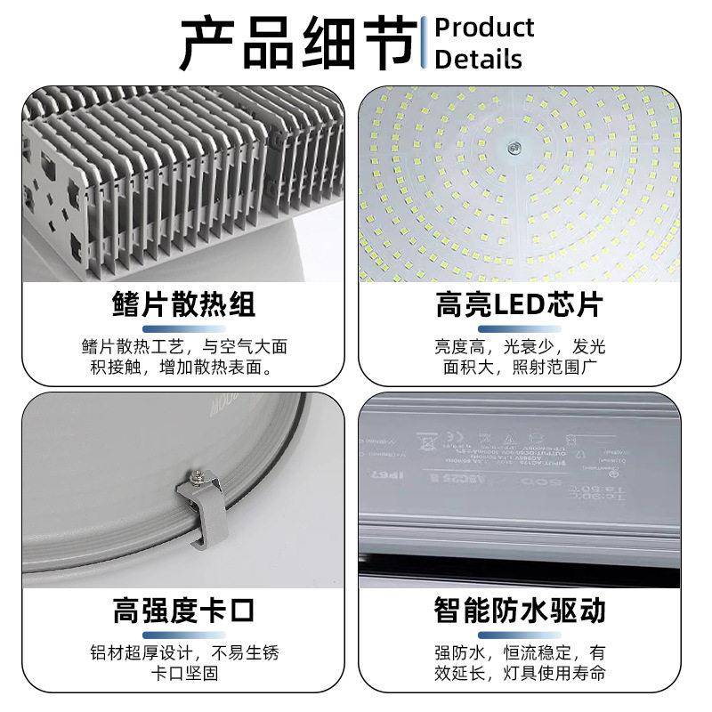 led塔吊投灯探工地624灯照明瓦户外防水球场照灯w超亮光大灯