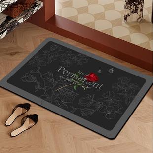 OGLY高端厕所生吸水垫地垫滑卫间吸水加厚耐脏防垫脚子洗澡KVA防