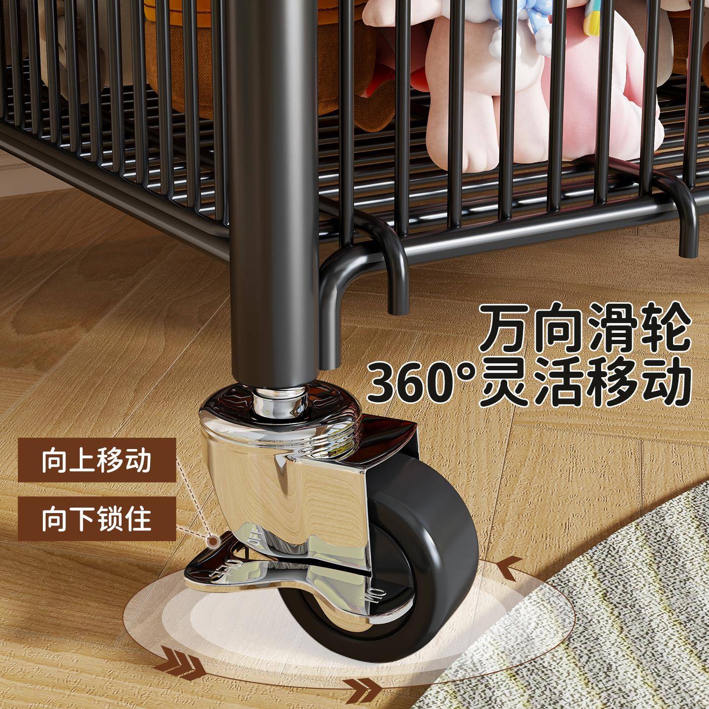 玩具纳架家23763282用大容玩偶收纳房筐儿童多功能落量地小推收车