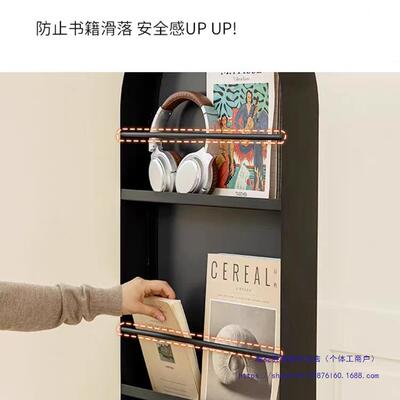 古可旋转全身镜志书架风落杂地移中动ECY家用穿衣镜子挂衣架一体