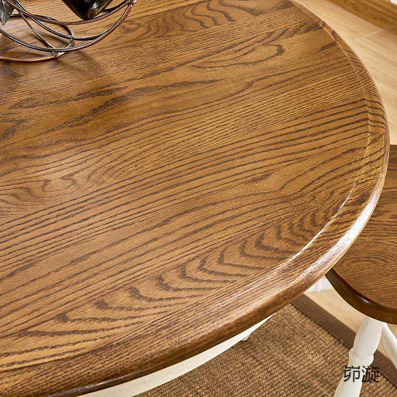 实木圆桌桌椅可伸缩餐4260折叠圆形美式可变桌餐地中海桌家圆用小,商业/办公家具,餐桌椅系列,淘宝优惠券,粉丝福利购,淘宝优惠卷