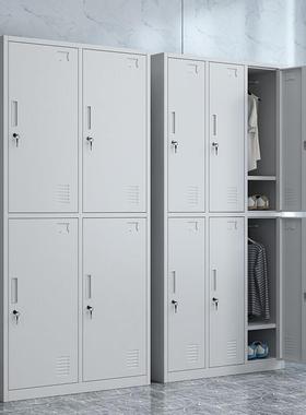 六员工更衣柜铁皮柜带储锁物柜钢制JTN门九浴门存包柜室健身房换