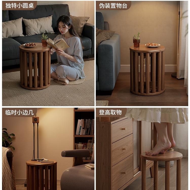 实木985子可叠放合圆凳家用叠叠乐备用餐木桌板凳凳四一组合椅子