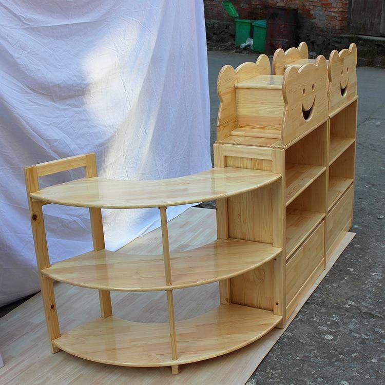 幼儿园收纳置物架家用通宝落宝地绘书卡BWD柜储物实木儿童书架本,住宅家具,儿童书柜,淘宝优惠券,粉丝福利购,淘宝优惠卷