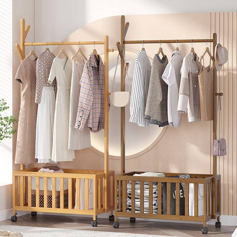 挂衣架卧室地衣帽架架房挂衣服的子置衣间F96776H5架立式挂衣落杆
