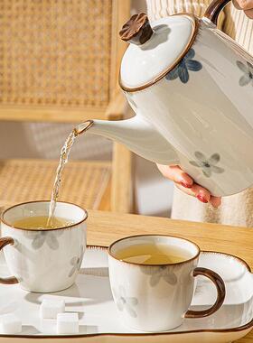 高水壶茶w7A2cW7F耐高凉温陶瓷大容量水具套装家用2025新款具颜值