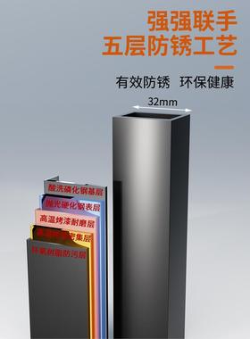 装新款qub54154安折叠简易组装衣室柜加粗加厚家用卧出租房布免衣