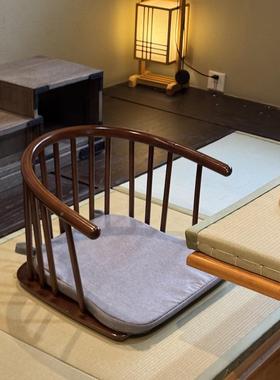 9W实和榻榻米椅子日式座椅床上靠椅背椅落木地F76SM978室椅飘窗茶