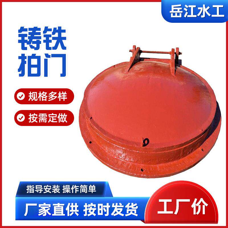 铸无品牌/铁拍门铸防倒灌塑料玻钢门钢制铁不锈钢拍拍门璃水库浮