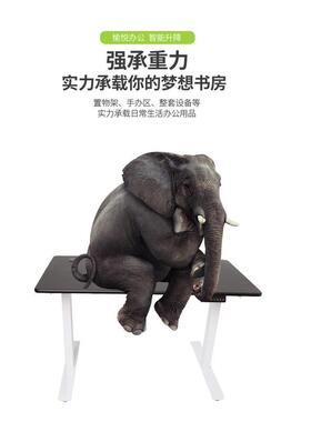 书电升降桌双层办公桌站办公工PFV作电脑桌立子动居家2层桌升降桌