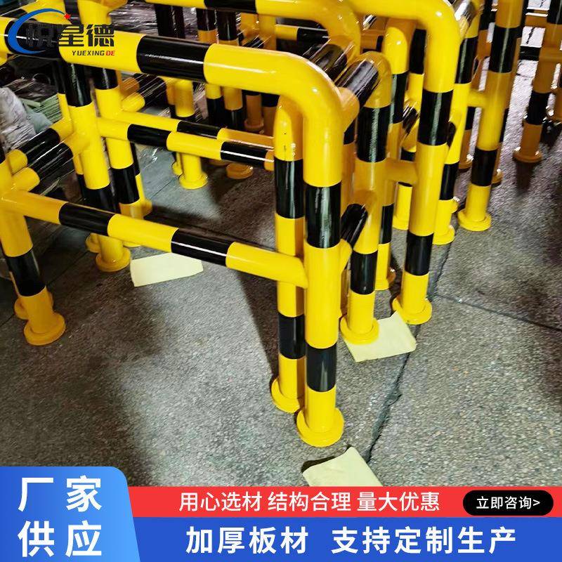 钢管挡圆车器加厚35U型保护条停管车位防撞柱厂房车间车场防护停
