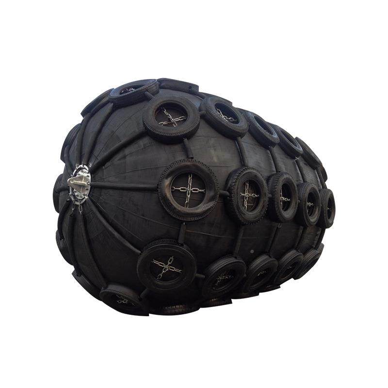 口橡船靠用防撞充气橡胶护LPD舷港舰艇靠泊防撞胶球船用靠球