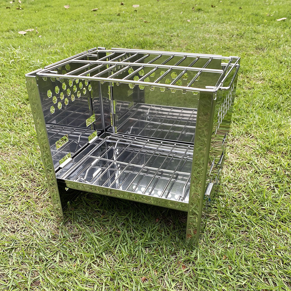 柴火炉迷你烧烤架BBQ烧烤户外用品野营野餐烧烤架自驾游烧烤