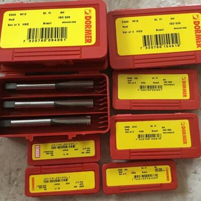 锥套装直丝攻高槽速钢HSS公制丝粗牙通盲孔机整用MMGL10X1.5螺纹