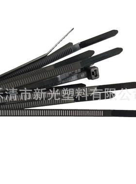 环保尼龙扎带12500mm国扎带100条/包*黑色OEL白色标尼龙扎带