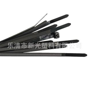 环保尼龙扎带12500mm国扎带100条 黑色OEL白色标尼龙扎带 包