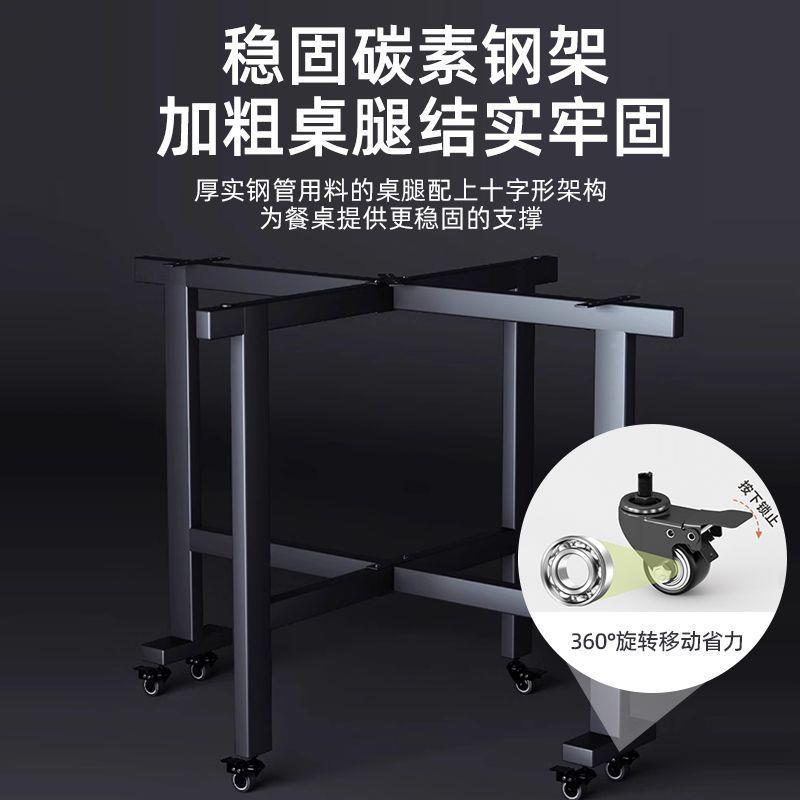 折叠餐桌折客厅大桌多功能家用GCA吃饭小桌子可叠桌子户型圆形餐