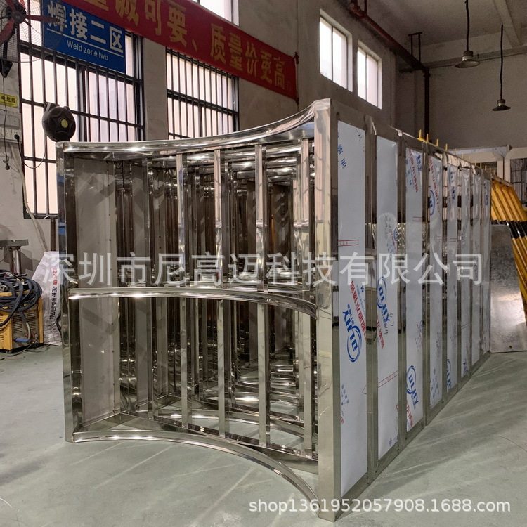单门转闸门不锈钢单向门工地景区旋转闸门海南西樵山单项人行闸机