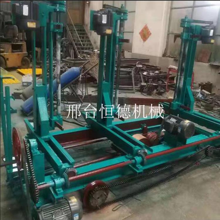 木工带锯TNS机全自动立数控带车锯式跑卧式大型原木料方木开机开