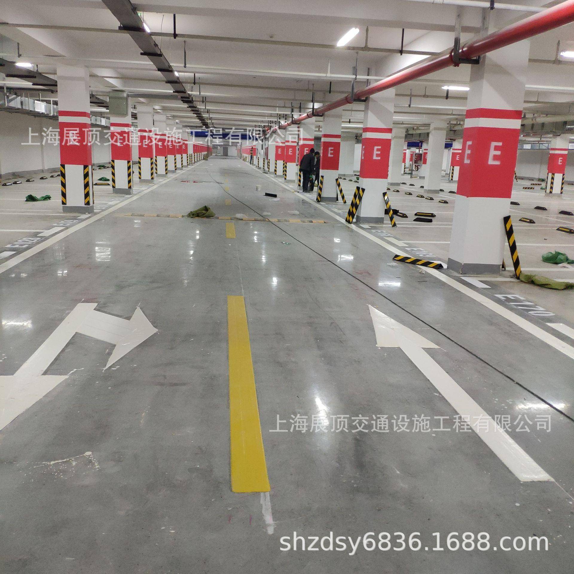 下车库车位车划线护角挡器安装ZD-005人安全防设施出地入口交通验