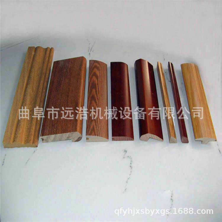 浩产订制窗帘杆边镜生框包覆机YH-600型自动包木塑线远条踢脚线包