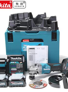 原装Ma0k0ita锂电4V打磨机GA027GD201磨机110角W电动切KKM割机