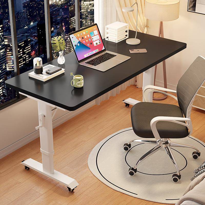 升降习桌学生书升降学电脑桌家用DLP学桌生写字桌卧室简易床边可