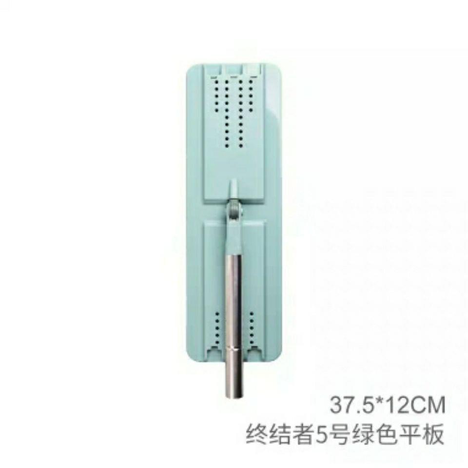 懒人平板免洗拖F96J96J5把配件*通手用刮刮大拖把杆加3812墩布头